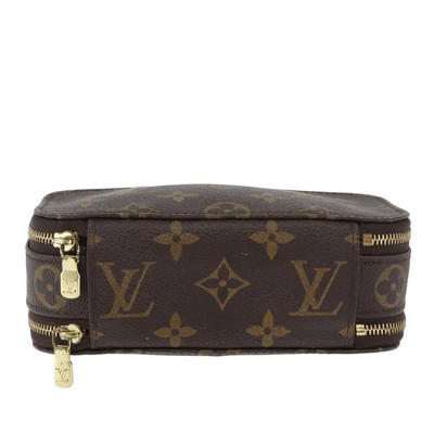 $750 2002 LOUIS VUITTON Monogram Trousse Blush PM VI0092