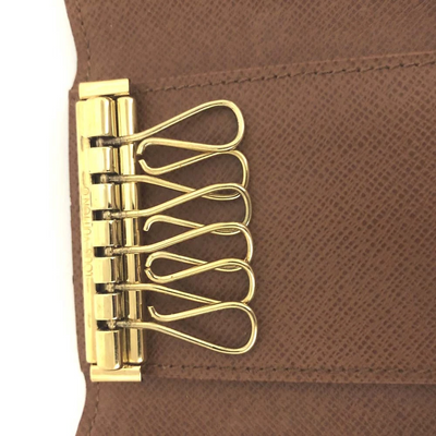 $355 Louis Vuitton Monogram Multicles 6 Ring Key Case Brown CT0969