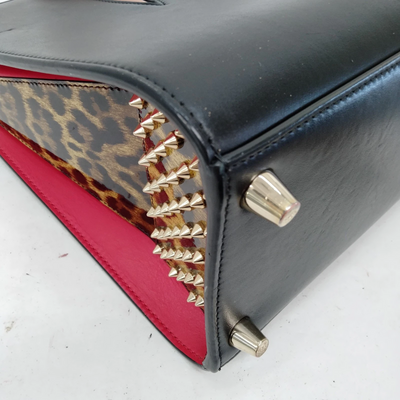 Christian Louboutin Tote Bag Black Leather