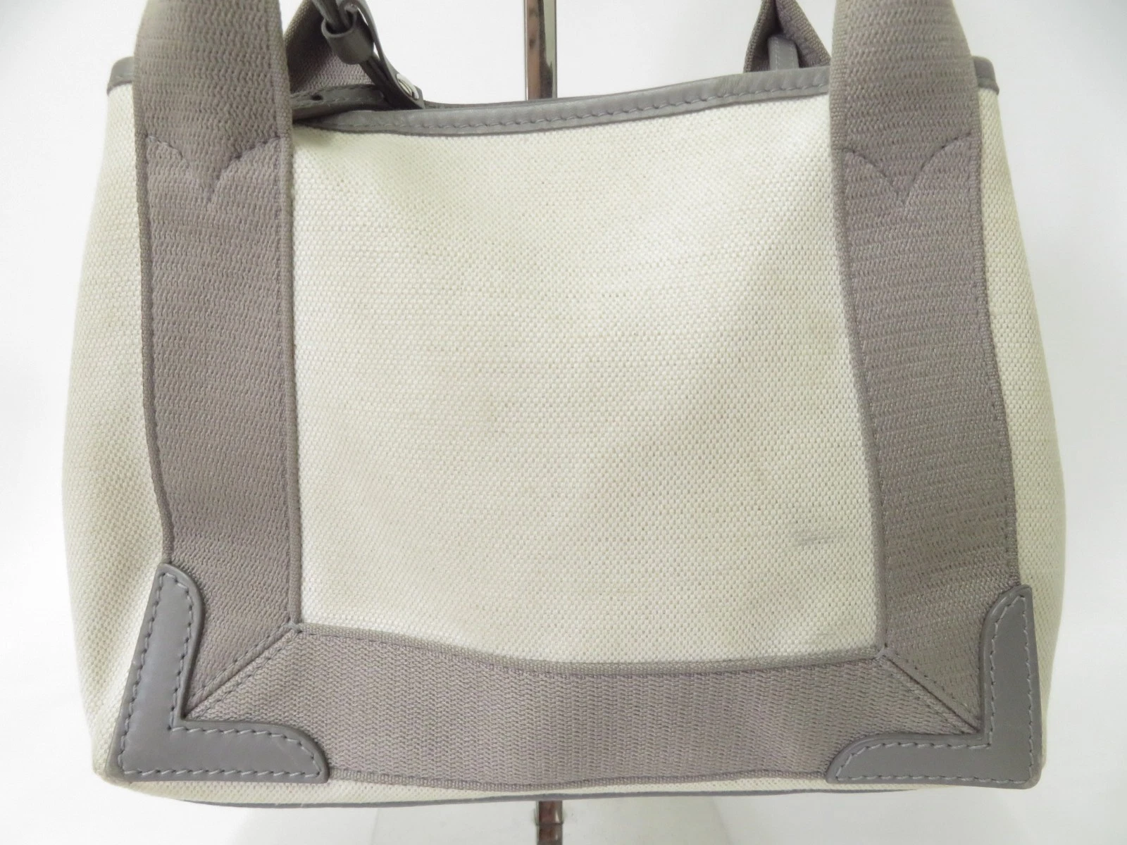 $1,150 2020 Balenciaga Navy Cabas XS Canvas 2-Way Tote 390346-2710