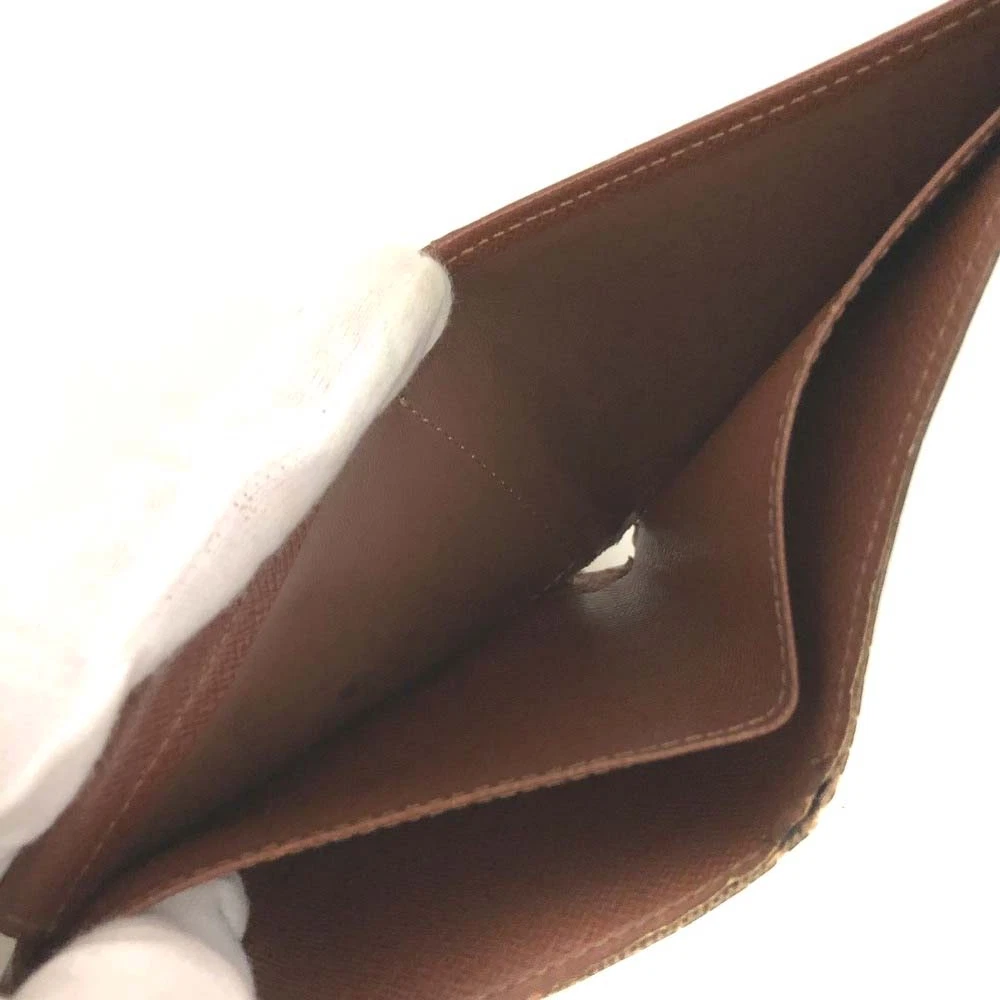 $545 2000 Louis Vuitton Monogram Marco Bifold Wallet Brown SD0021