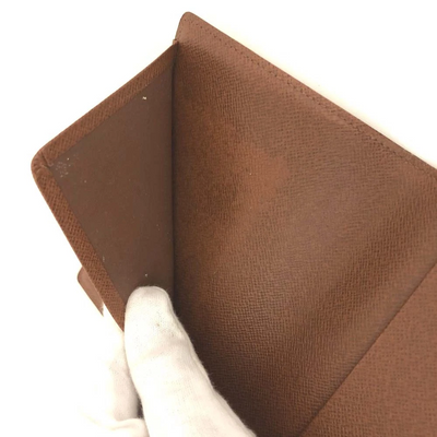 $400 Louis Vuitton Monogram Couverture Passeport Case Brown MI1918