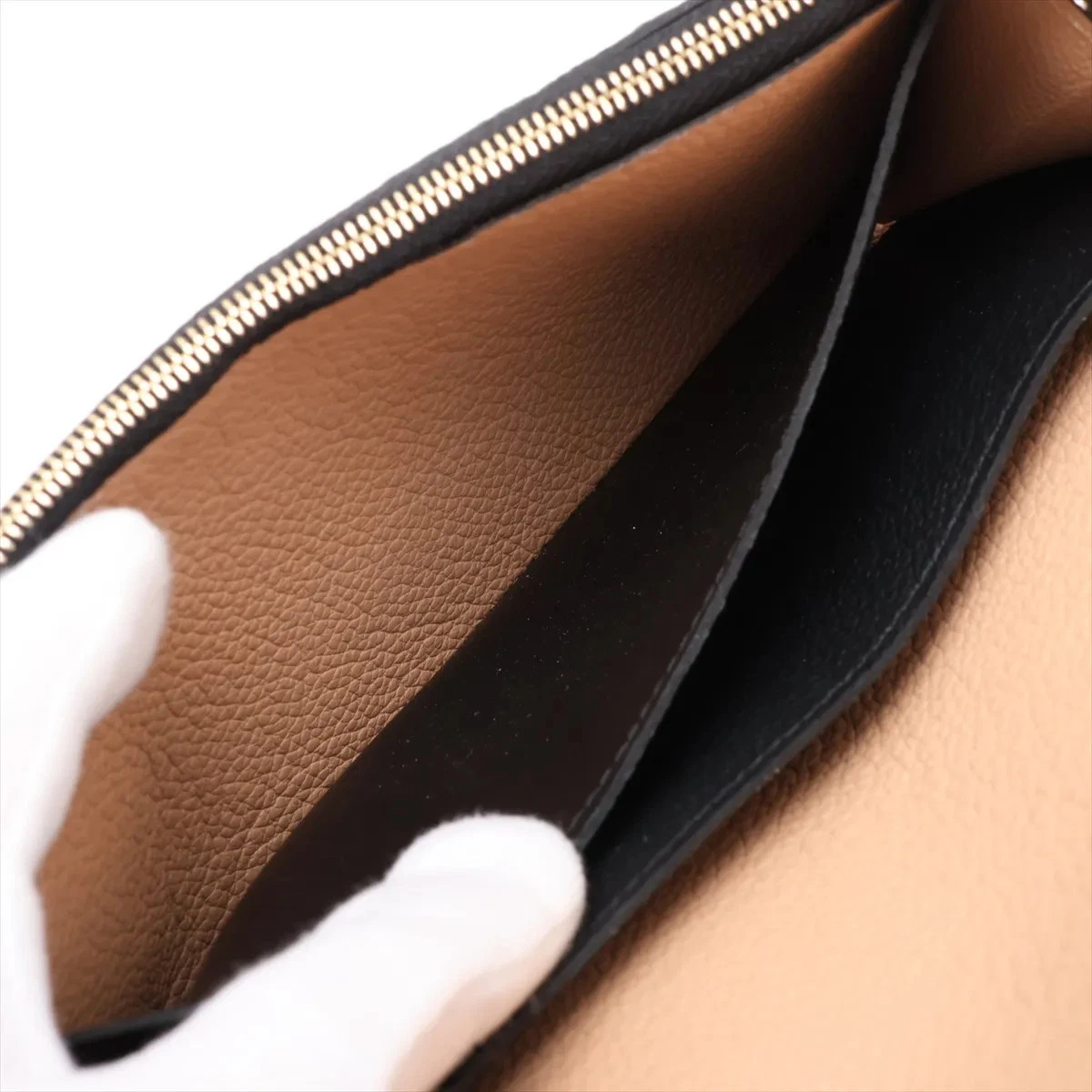 $775 Louis Vuitton Empreinte Portofeuille Emilie Noir Long Wallet 10021119