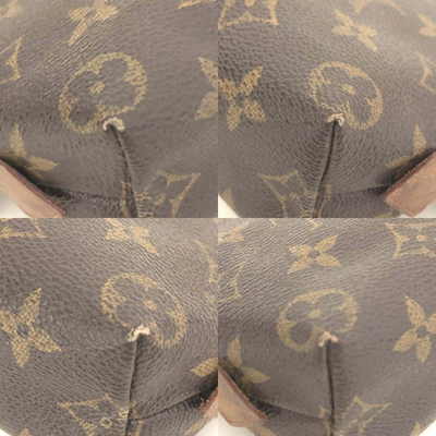 $600 2003 Louis Vuitton Monogram Pochette Cosmetics Pouch Brown CA0093