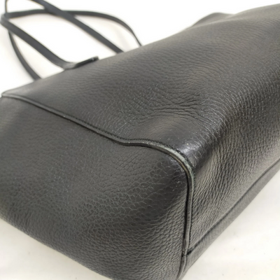 Gucci Tote Bag Black Leather 463076