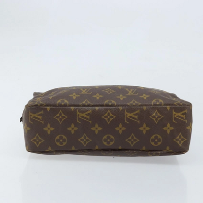 $600 LOUIS VUITTON Monogram Trousse Toilette 28 Clutch Bag VINTAGE