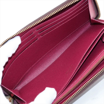 $915 LM0280 2020 Louis Vuitton Monogram Zippy Wallet Fuchsia