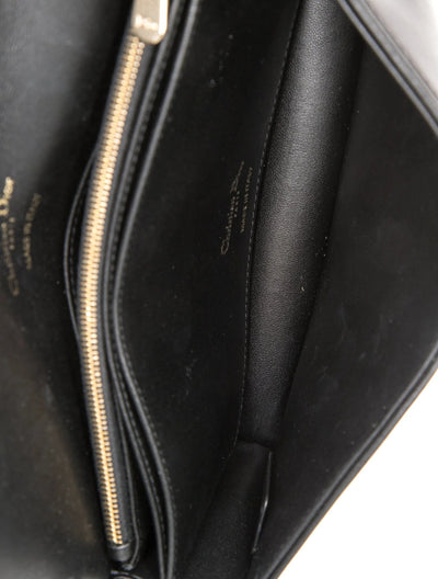 $2500 Christian Dior Lambskin Cannage Lady Dior Chain Wallet Black