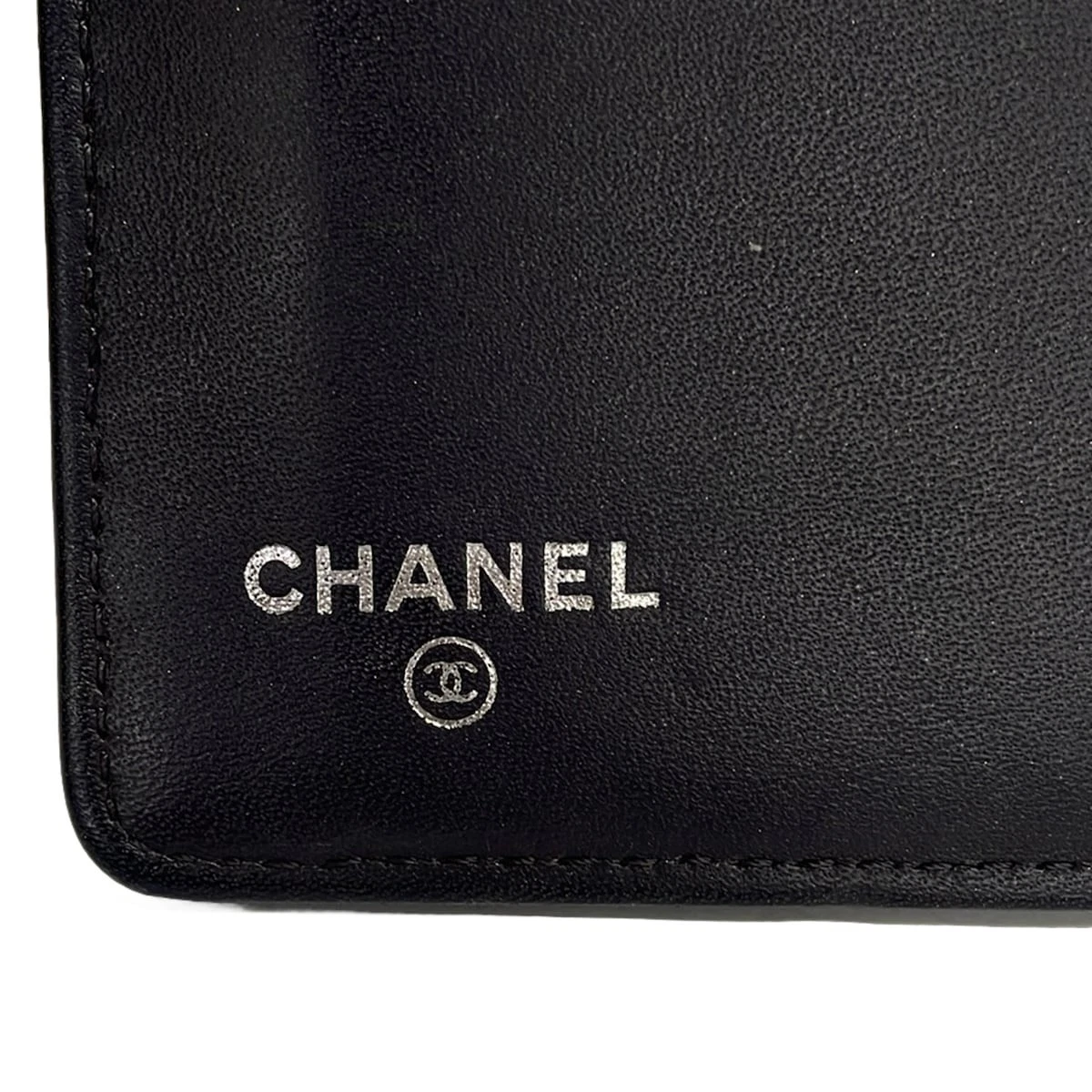 Chanel Chanel Metallic Purple Leather CC Bifold Wallet