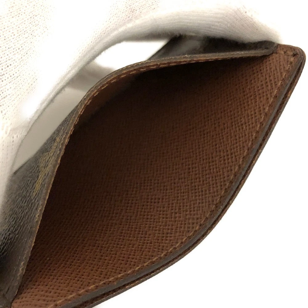 $295 1997 Louis Vuitton Monogram Card Holder Armagnac Brown SP1907