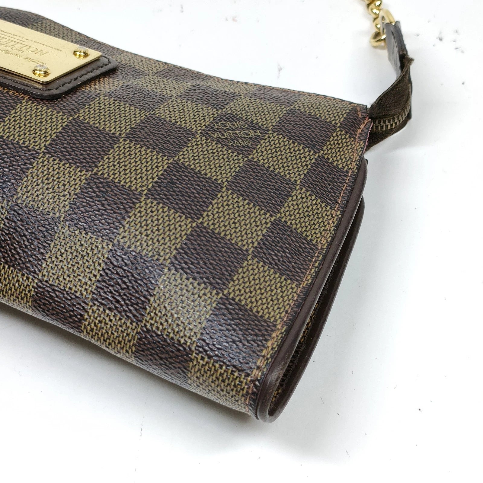 Louis Vuitton LV Accessories Pouch N55213 Eva Brown Damier 457508
