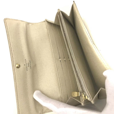 Louis Vuitton Damier Azur Porte Feuille Sarah Long Bifold Wallet CA3009