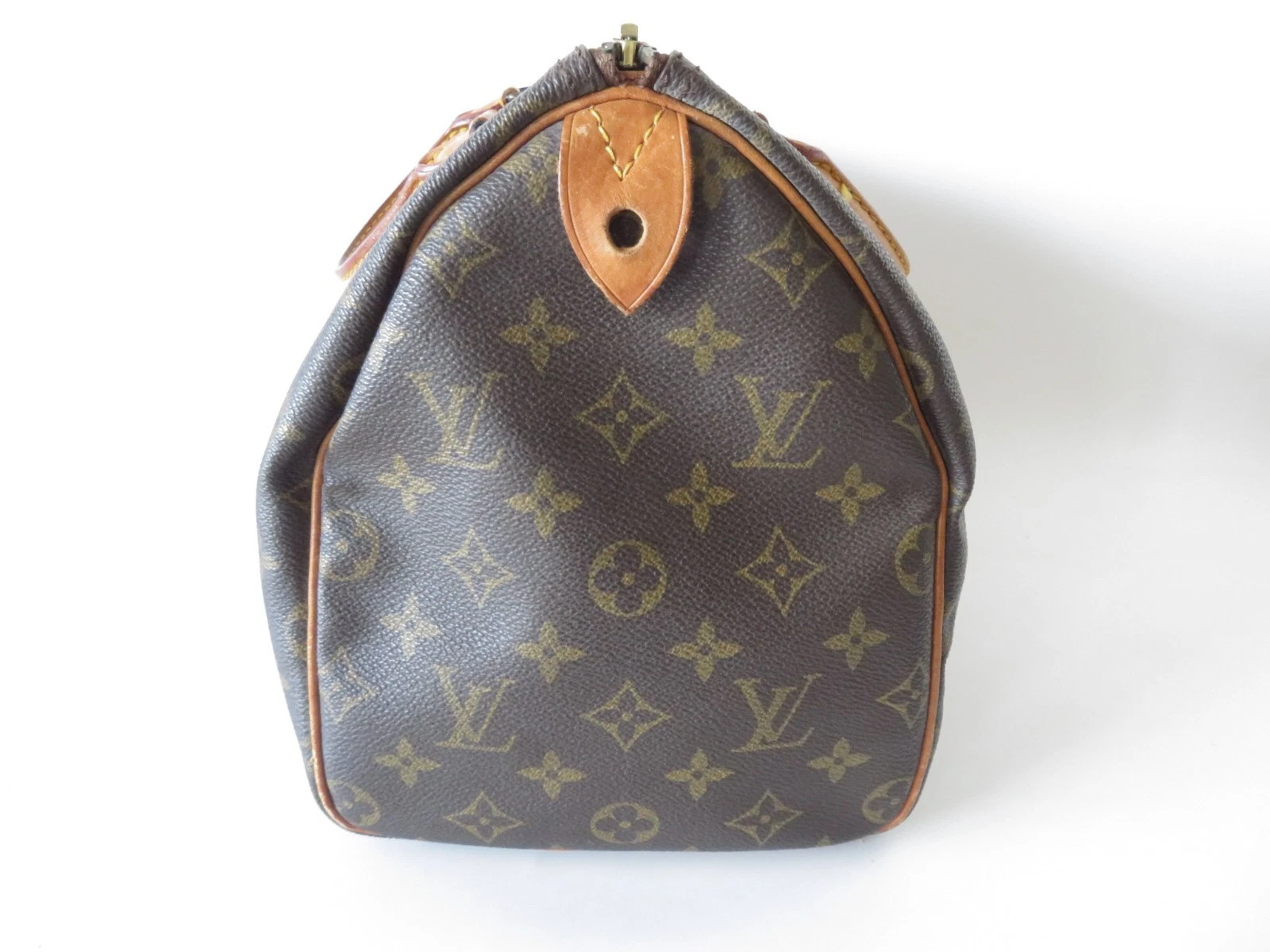 Authentic Louis Vuitton Monogram Speedy 30 Hand Bag F#45163