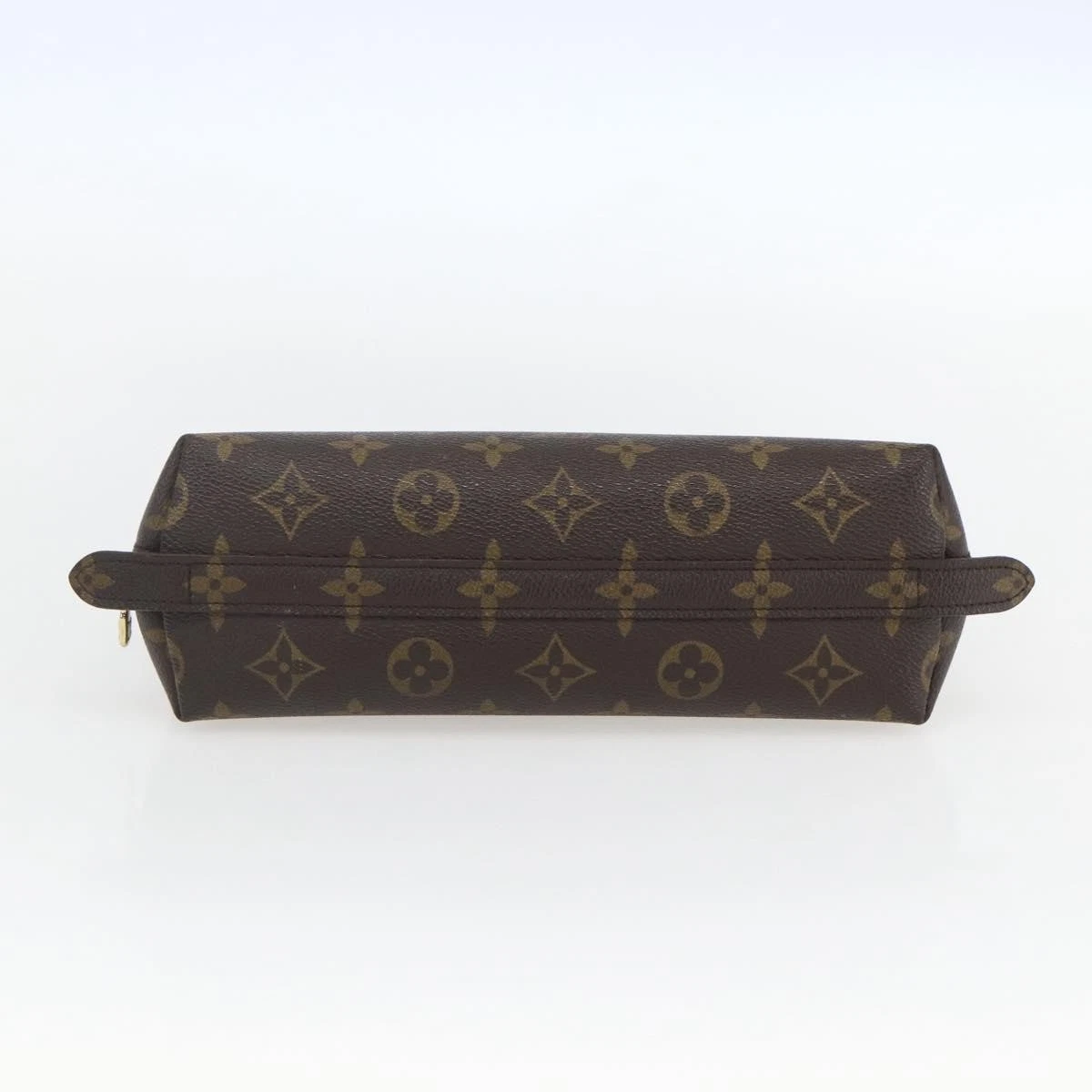 $735 1996 LOUIS VUITTON Monogram Trousse Demi Ronde  TH0996