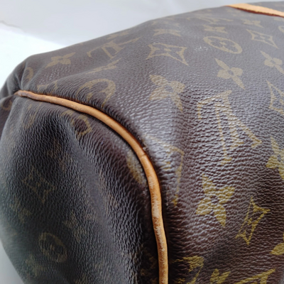 Louis Vuitton Keepall 55 Boston Bag Brown Monogram MI9002