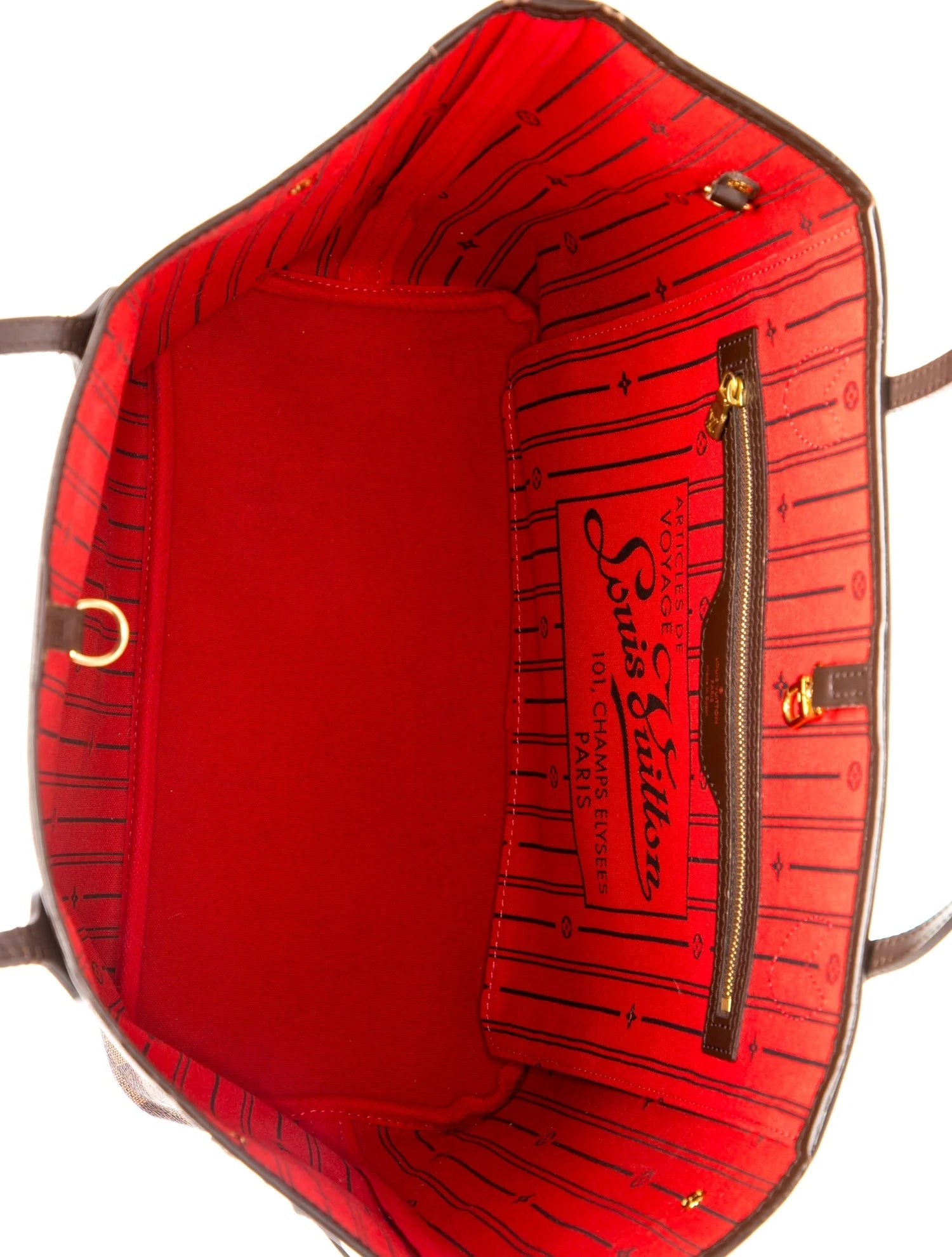 $2240 Louis Vuitton Damier Ebene Neverfull MM