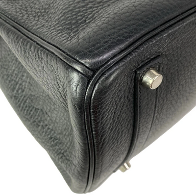 HERMES Birkin 35 Black Togo Square J Handbag 227277376487