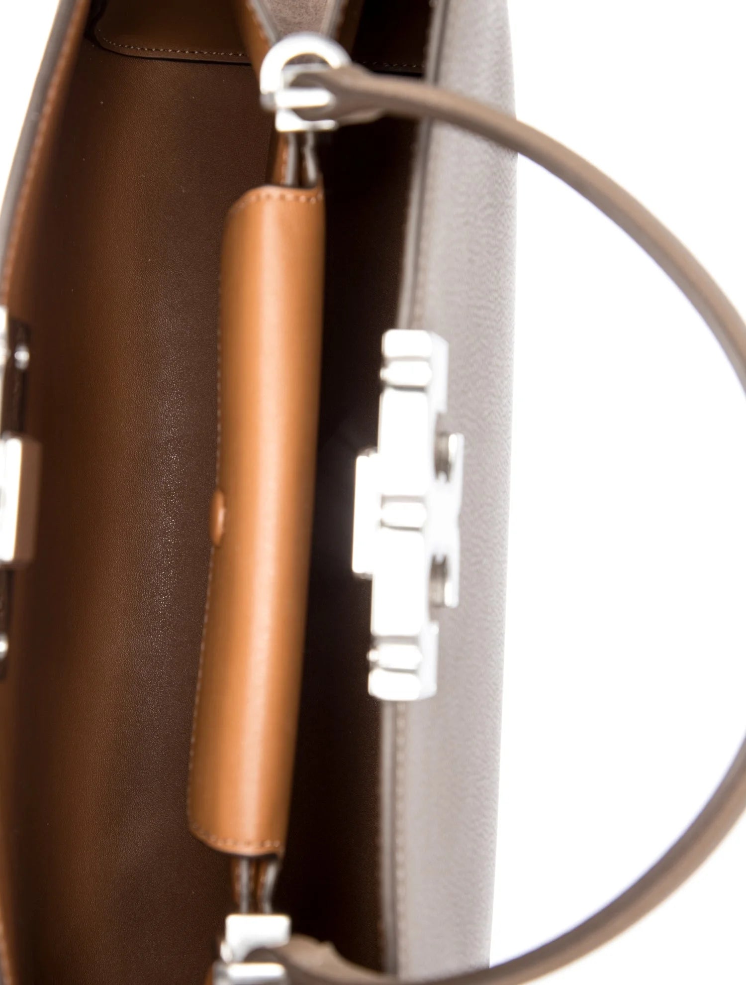 $850 Tory Burch Elanor Pebbled Satchel Wild Mushroom