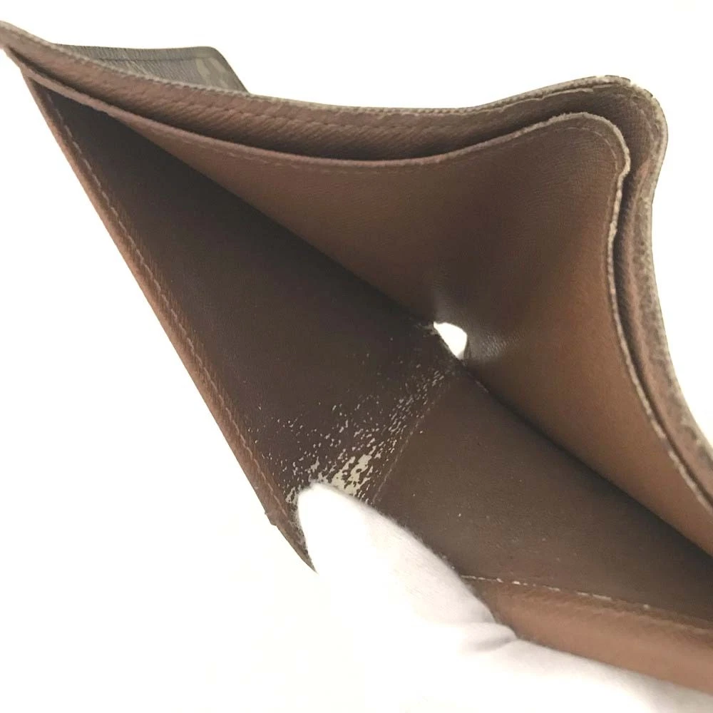 Louis Vuitton Monogram Portefeiulle Marco Bifold Wallet Brown CA0978