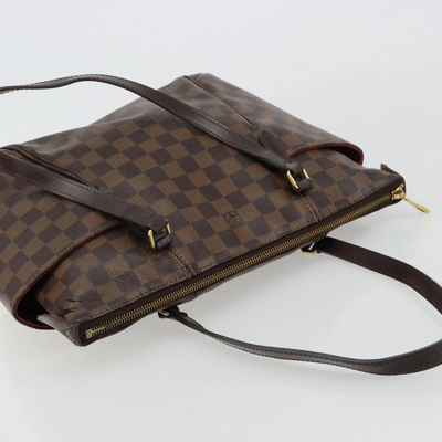 $1,350 2014 Louis Vuitton Damier Ebene Totally PM Tote Bag TJ2104