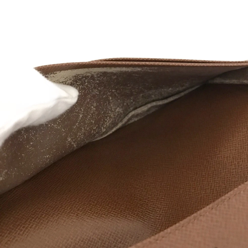 $440 Louis Vuitton Monogram Porte Cartes Credit Yen Bifold Long Wallet CT0944