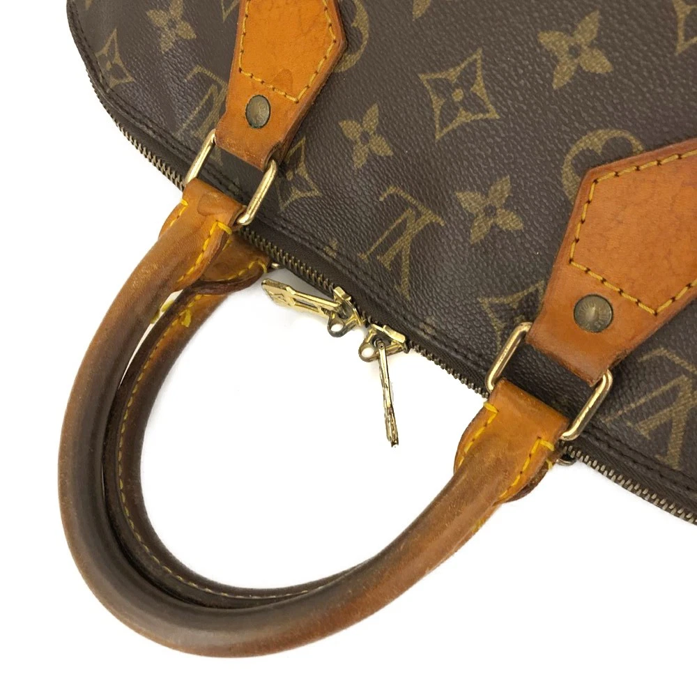 $2090 1993 Louis Vuitton Monogram Alma Tote Hand Bag Purse Brown VI0933