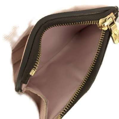 $625 2020 Louis Vuitton Monogram Zoe Wallet Pink Rose Ballerine MI0240