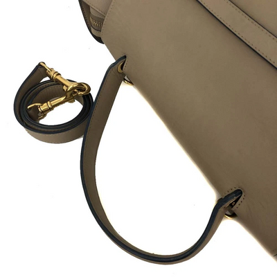 $2,700 Celine Mini Belt Bag in Grained Calfskin Beige