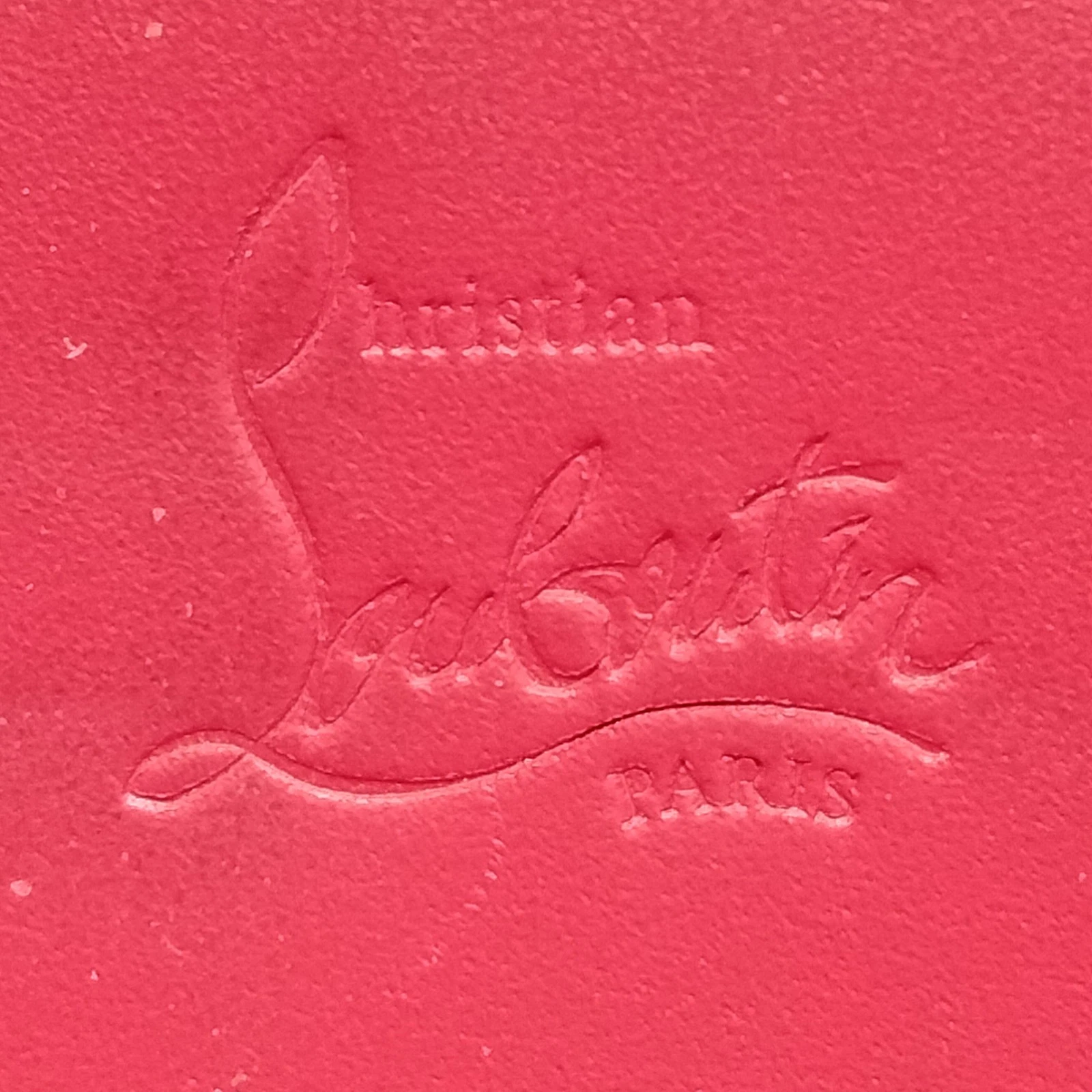 Christian Louboutin Long Wallet Black Leather