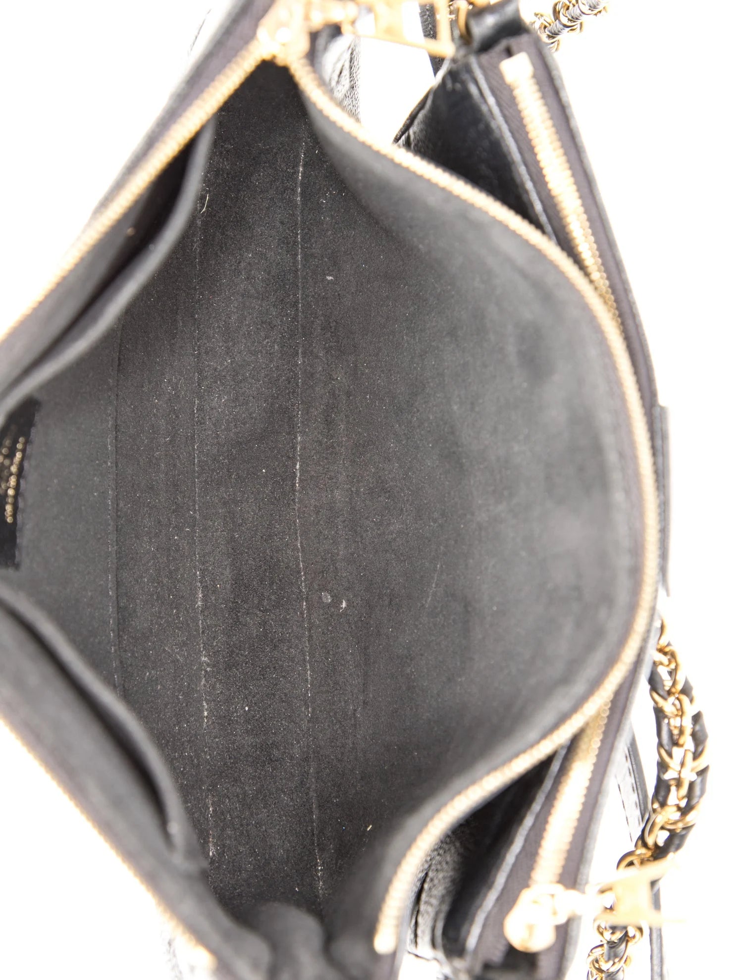$3200 Louis Vuitton Empreinte Monogram Giant Multi Pochette Accessories Black
