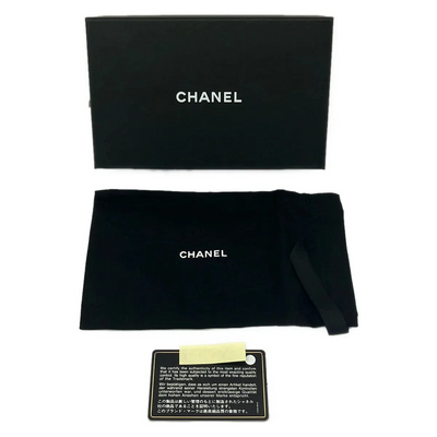 Chanel Lambskin Quilted Small Cosmetic Case Black