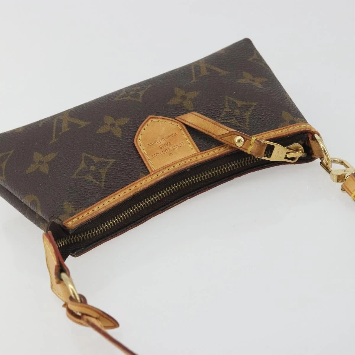 $1250 2010 Louis Vuitton Monogram Mini Pochette Delightful SA1130