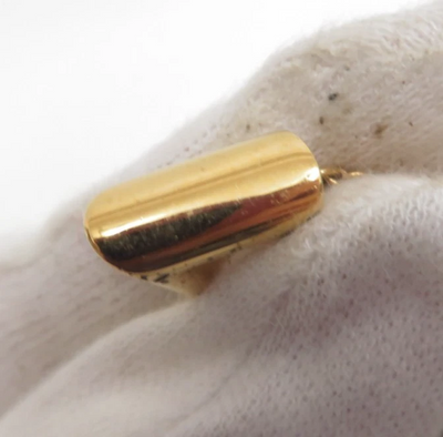 Authentic LOUIS VUITTON Necklace Gold Chain Necklace  I#50759