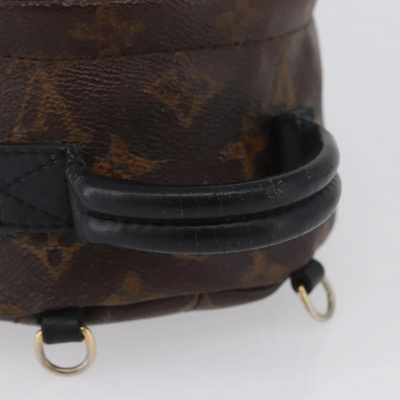 $2,340 2020 Louis Vuitton Monogram Palm Springs Mini Backpack FL2200