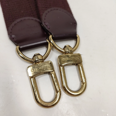 $600 Louis Vuitton LV Shoulder Strap Bordeaux Fabric 10019557