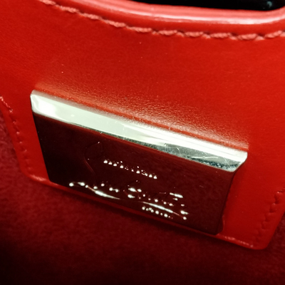 Christian Louboutin Tote Bag Black Leather