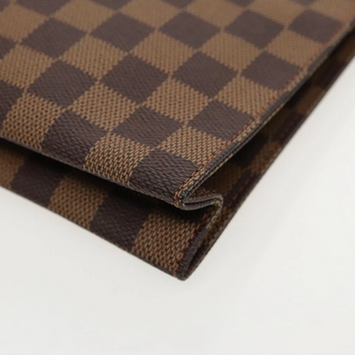 $760 1996 LOUIS VUITTON Damier Ebene Toiletry Pouch 26 TH0956