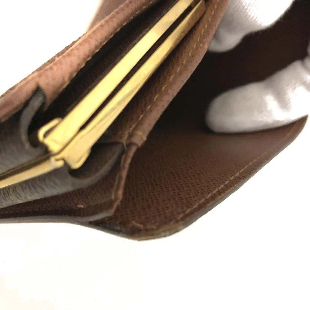 $750 2010 Louis Vuitton Monogram French Purse Wallet MI4160