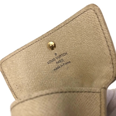 Louis Vuitton Damier Azur Multicles 4 Ring Key Case White CT1170