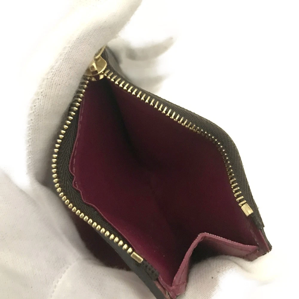 $535 RFID Louis Vuitton Monogram Zoe Wallet Fuchsia