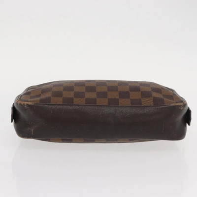 $1130 1998 LOUIS VUITTON Damier Ebene Toiletry Bag 25 CA0968