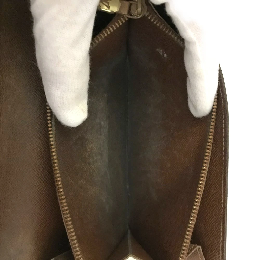 Louis Vuitton Monogram Portefeiulle Sarah Long Bifold Wallet Brown TH0926