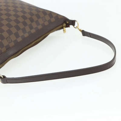 $1050 2005 LOUIS VUITTON Damier Ebene Illovo MM Shoulder Bag AR0065