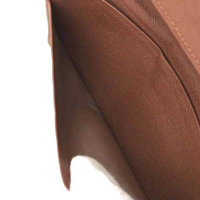 $630 2001 Louis Vuitton Monogram Porte Cartes Credit Yen Bifold Long Wallet CT0011