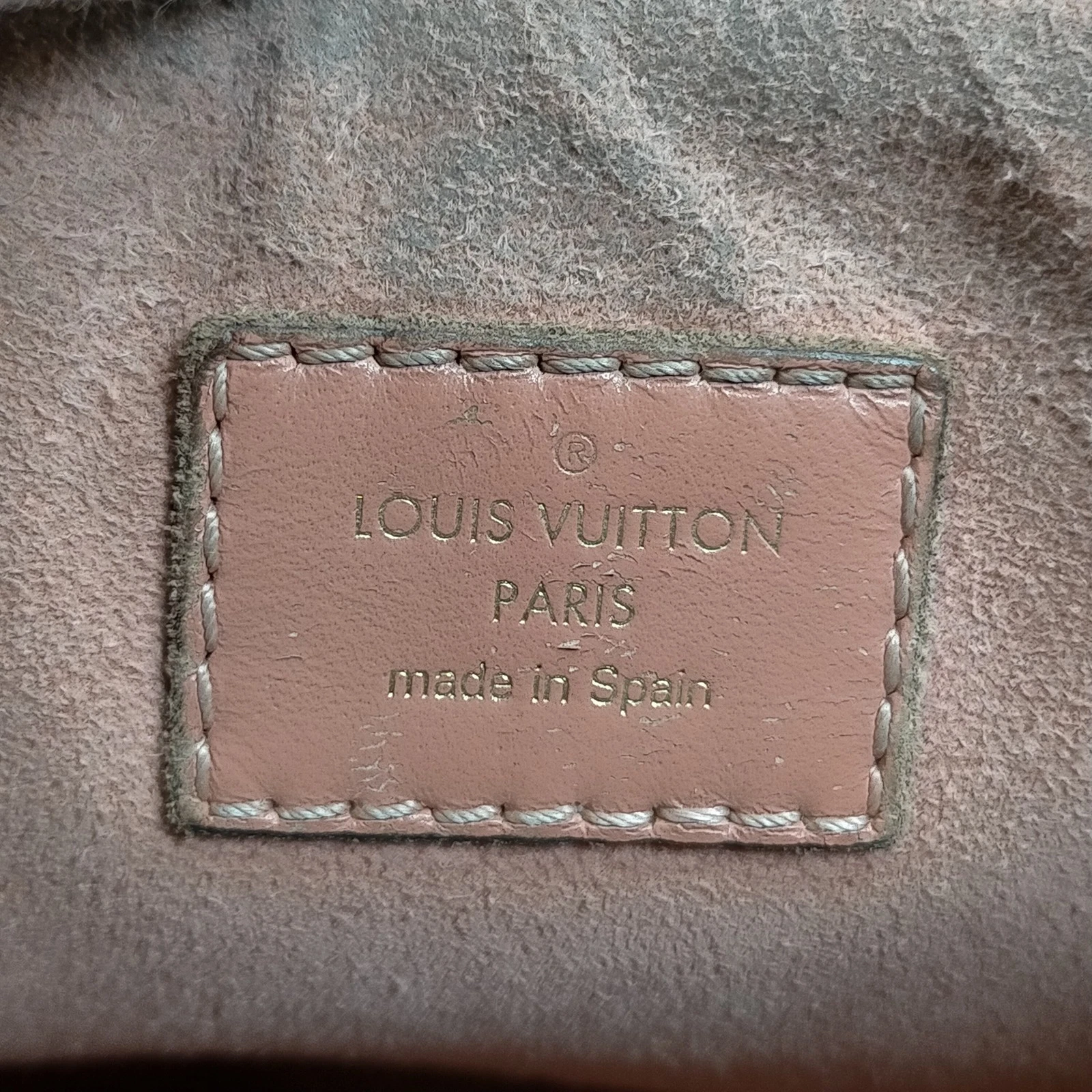 $2560 2019 Louis Vuitton Soufflot BB Monogram Peach Shoulder Bag Cloth CA4129
