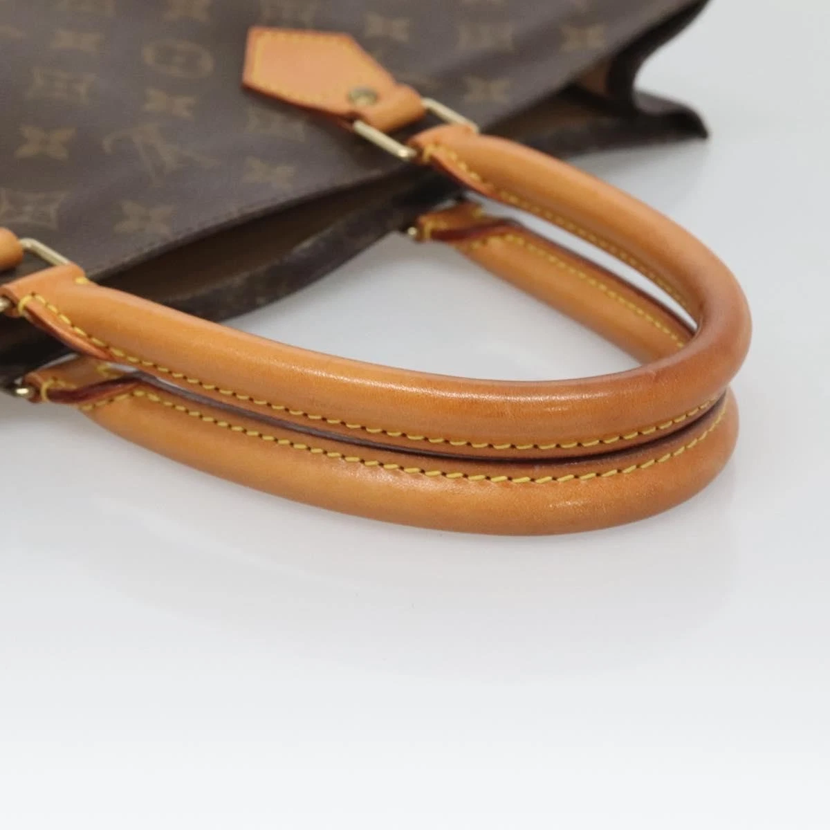 LOUIS VUITTON Monogram Sac Plat Hand Bag