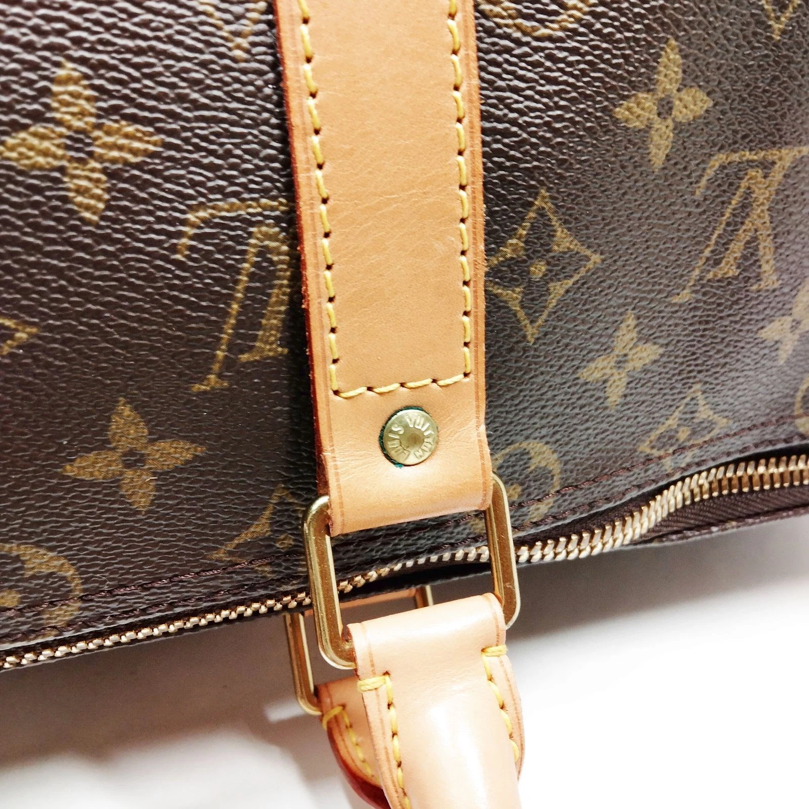 Louis Vuitton Keepall 45 Boston Bag Brown Monogram FL0040