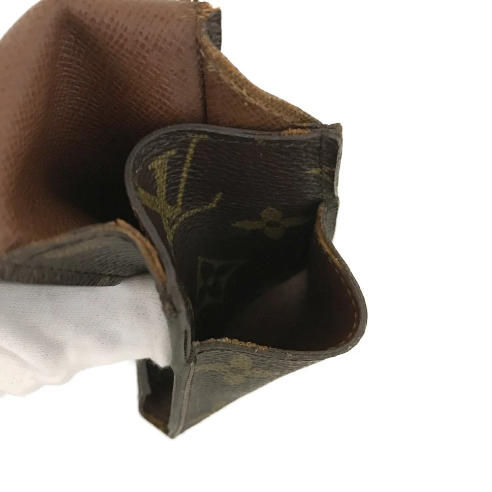 $340 2001 Louis Vuitton Monogram Cigarette Tobacco Case Brown CT1011