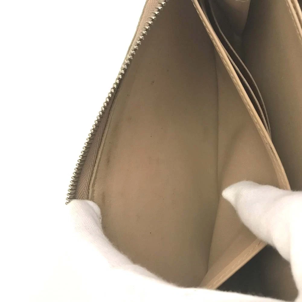 Louis Vuitton Monogram Vernis Zippy Zip Around Long Wallet Noisette CA0066