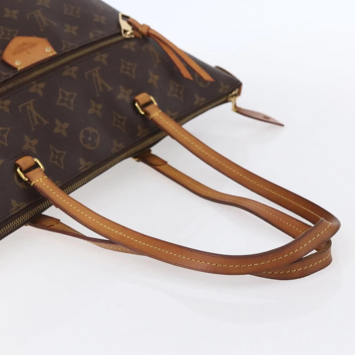 $1490 2016 LOUIS VUITTON Monogram Iena MM Tote Bag FL4166